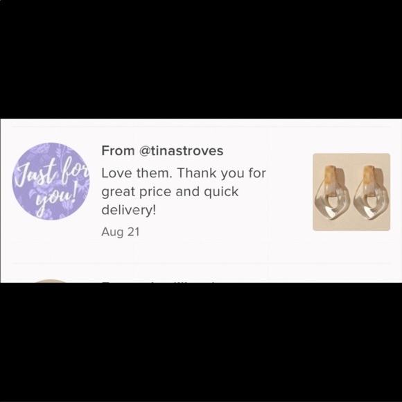 Last! 🆕 Anthro acrylic geometric earrings - Picture 7 of 8